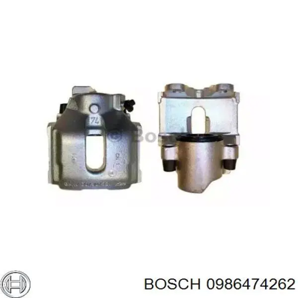 0986474262 Bosch суппорт тормозной передний правый