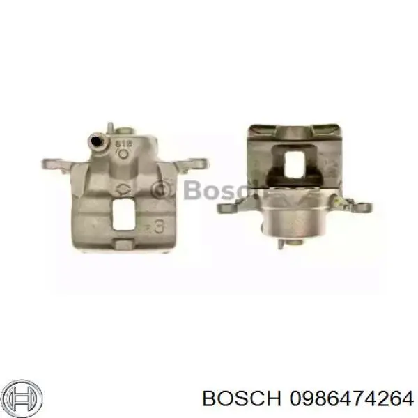 Суппорт тормозной передний правый 0986474264 Bosch