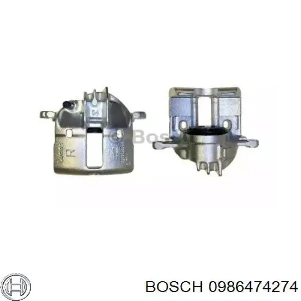 Суппорт тормозной передний правый 0986474274 Bosch