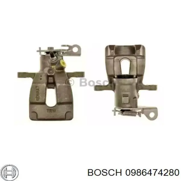 Суппорт тормозной задний правый 0986474280 Bosch