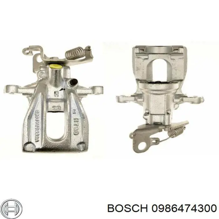 Суппорт тормозной задний правый Bosch 0986474300