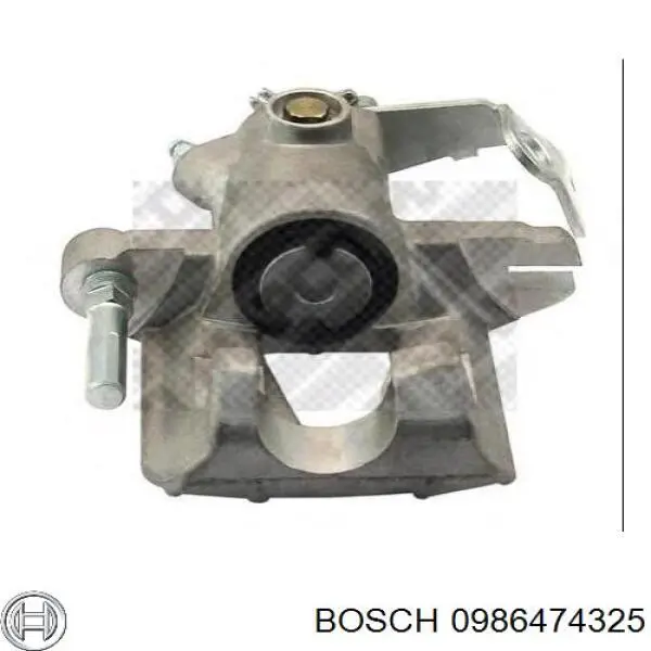 0986474325 Bosch Суппорт тормозной задний правый