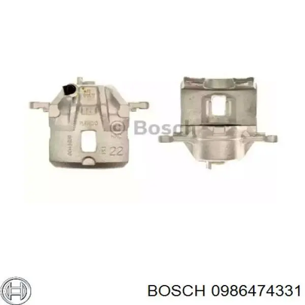 Суппорт тормозной передний правый 0986474331 Bosch