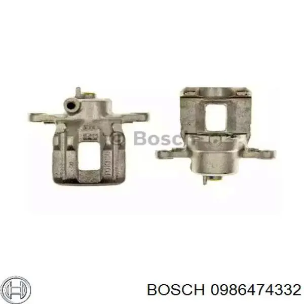 Суппорт тормозной передний правый 0986474332 Bosch