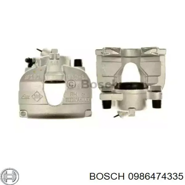 Суппорт тормозной передний правый 0986474335 Bosch