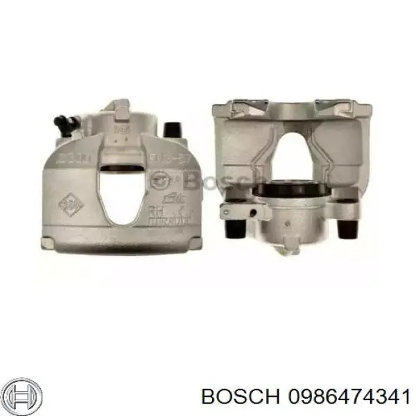 Суппорт тормозной передний правый 0986474341 Bosch