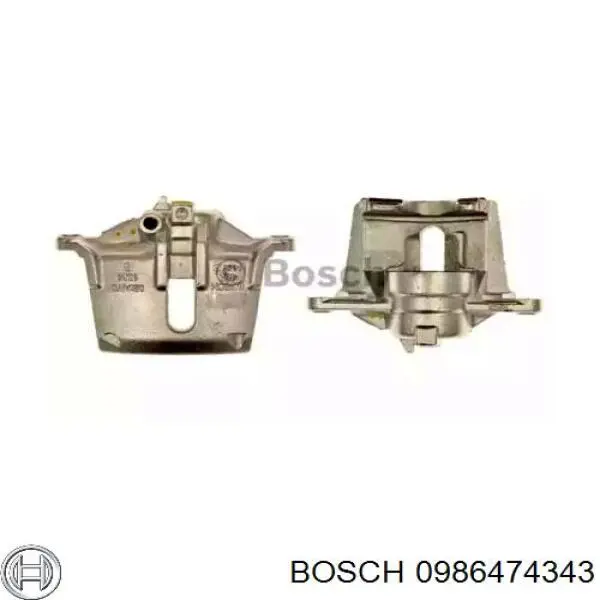 Суппорт тормозной передний правый 0986474343 Bosch