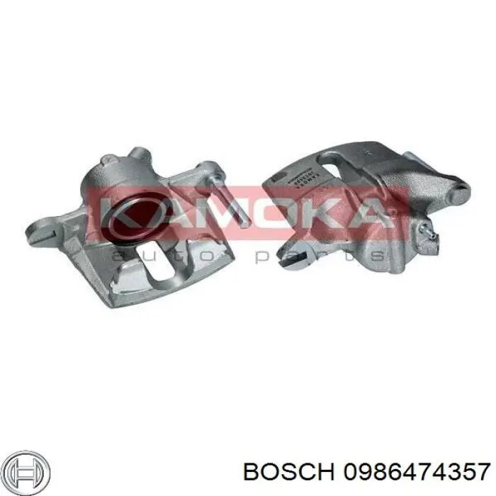 Суппорт тормозной передний правый 0986474357 Bosch