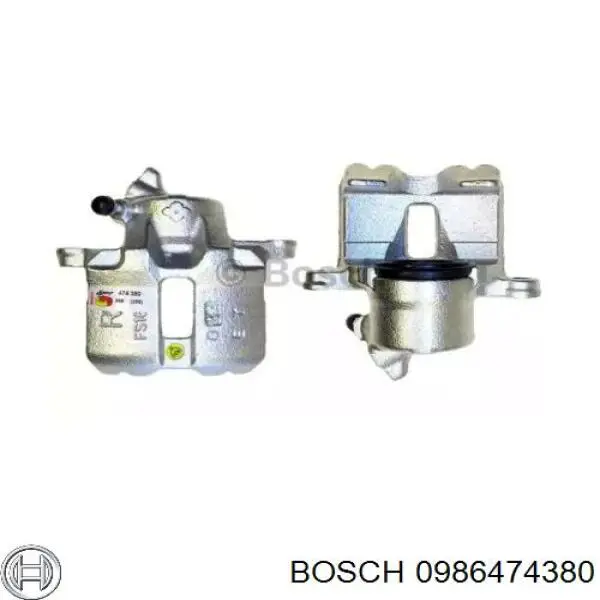 Суппорт тормозной передний правый 0986474380 Bosch