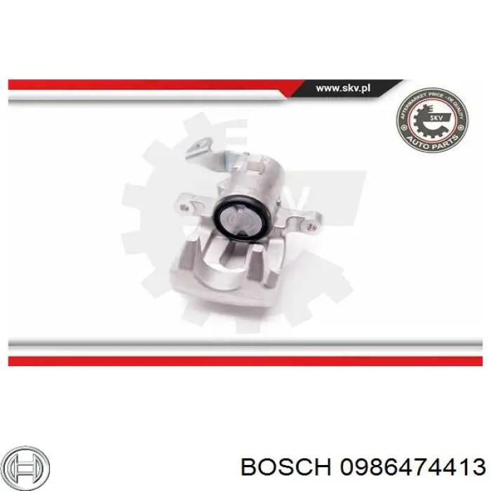 0986474413 Bosch Суппорт тормозной задний правый