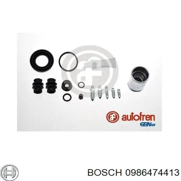 Купить 0986474413 Bosch Суппорт задний правый