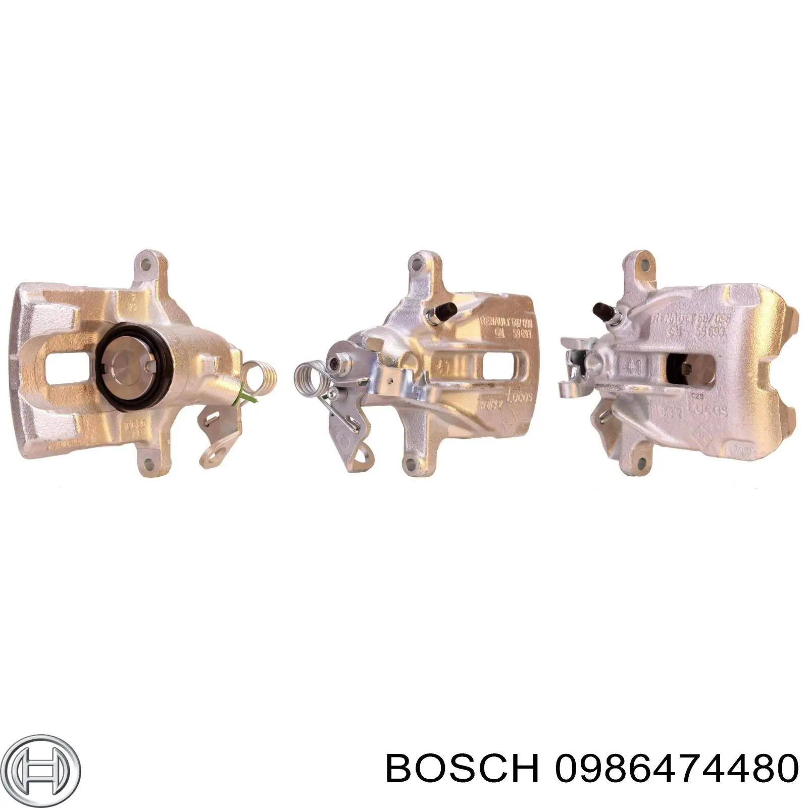 Суппорт задний правый 0986474480 Bosch