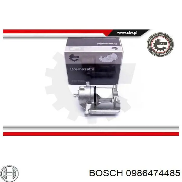 Тормозной суппорт Bosch 0986474485 цена, от 24.12 USD