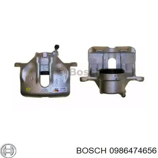 Суппорт тормозной передний правый 0986474656 Bosch