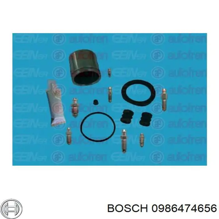 Купить 0986474656 Bosch Суппорт тормозной передний правый