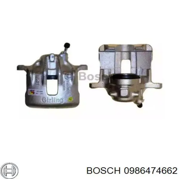 Суппорт тормозной передний правый 0986474662 Bosch