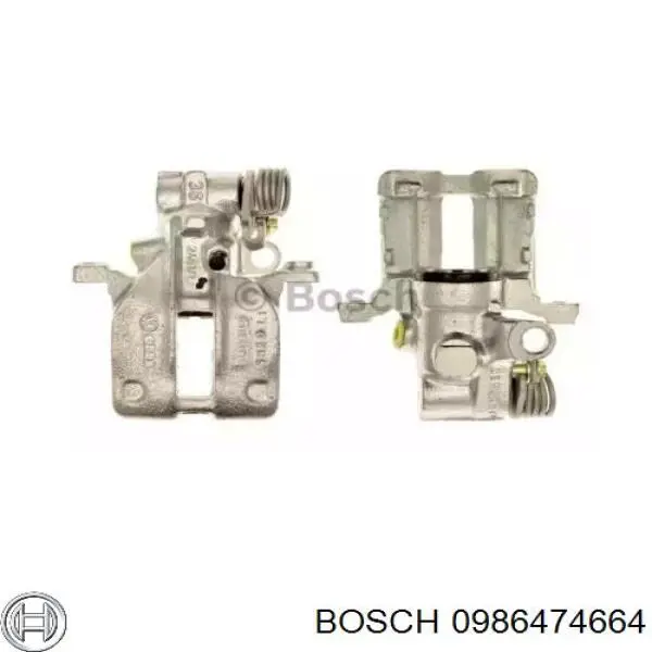 Суппорт тормозной задний правый 0986474664 Bosch