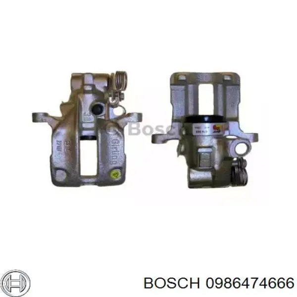 Суппорт тормозной задний правый 0986474666 Bosch