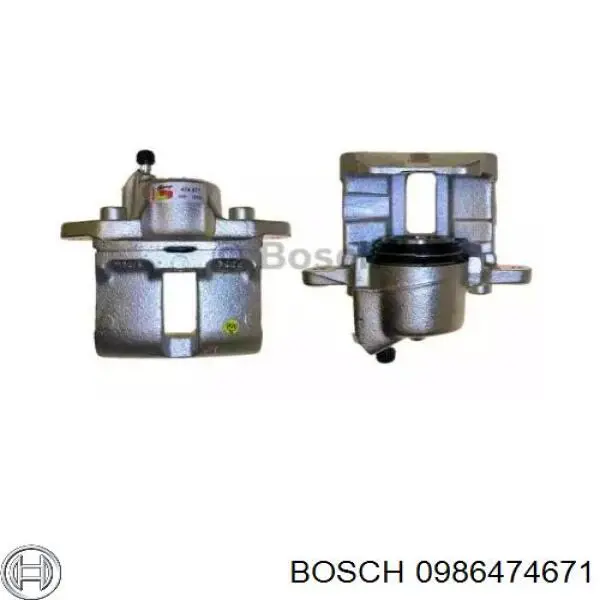 Суппорт тормозной передний правый 0986474671 Bosch