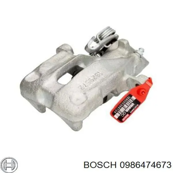 0986474673 Bosch Суппорт тормозной задний правый