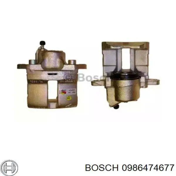 Суппорт тормозной передний правый 0986474677 Bosch