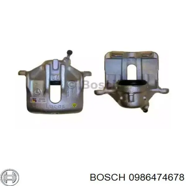 Суппорт тормозной передний правый 0986474678 Bosch