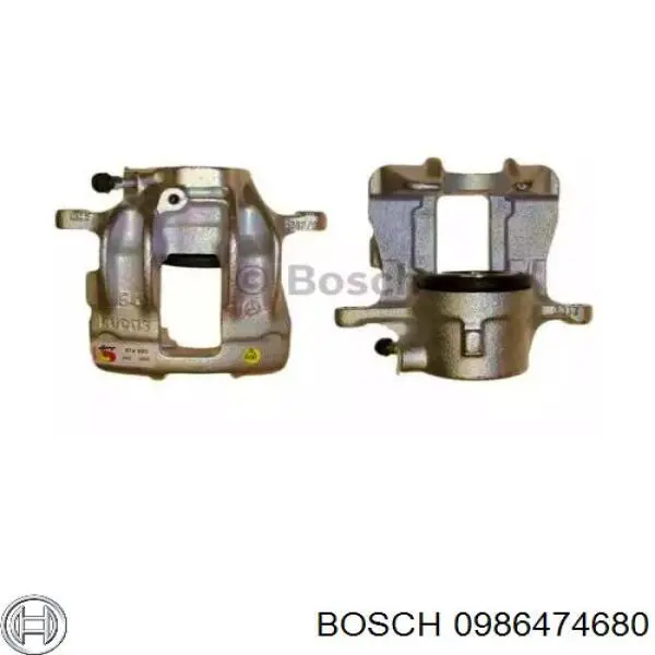 Суппорт тормозной передний правый 0986474680 Bosch