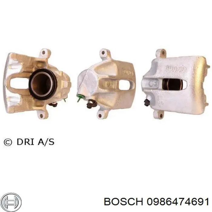 Суппорт тормозной передний правый 440168 Peugeot/Citroen