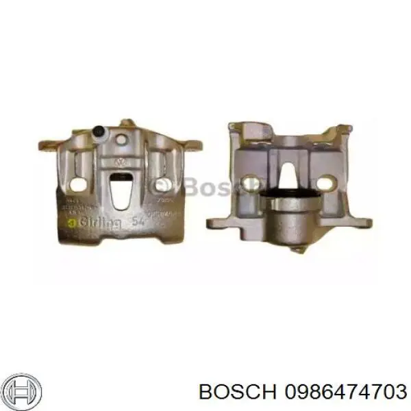 Суппорт тормозной передний правый 0986474703 Bosch