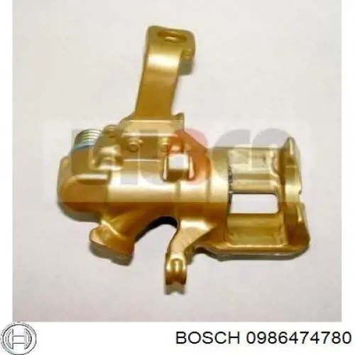Суппорт тормозной левый задний Bosch 0986474780