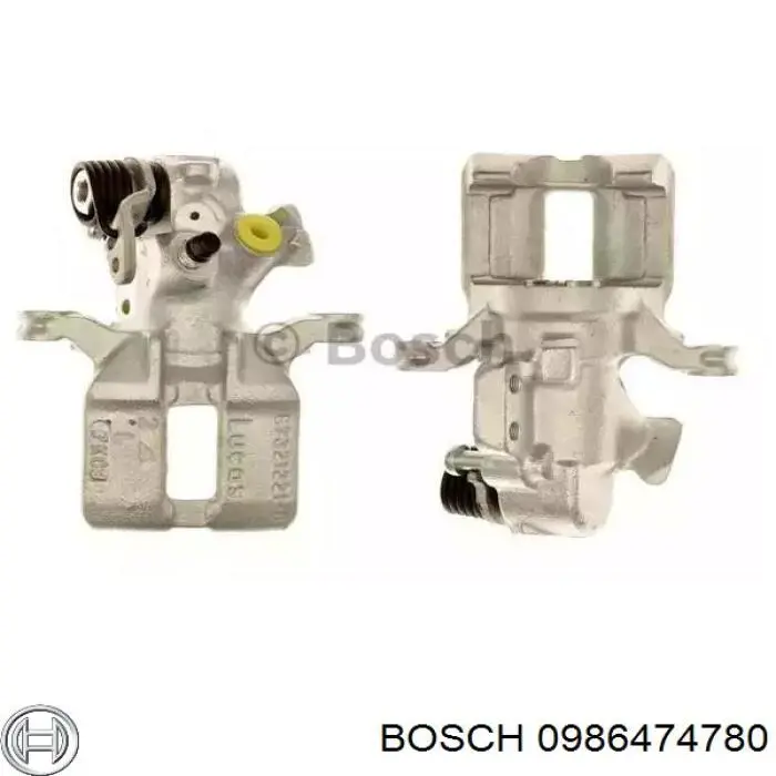 Задний левый суппорт Bosch 0986474780 цена, от 60.64 USD