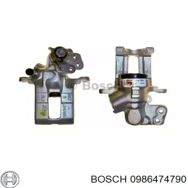 Суппорт тормозной задний левый 0986474790 Bosch