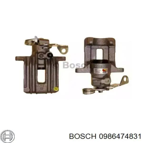 0986474831 Bosch суппорт тормозной задний правый