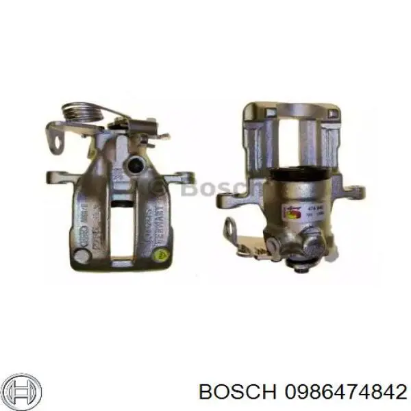 Суппорт тормозной задний правый 0986474842 Bosch