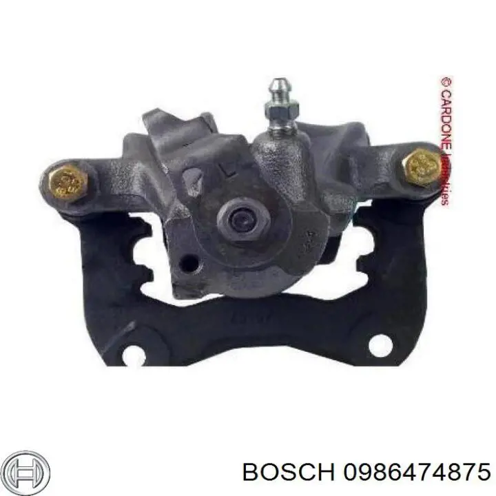 Суппорт тормозной левый задний Bosch 0986474875