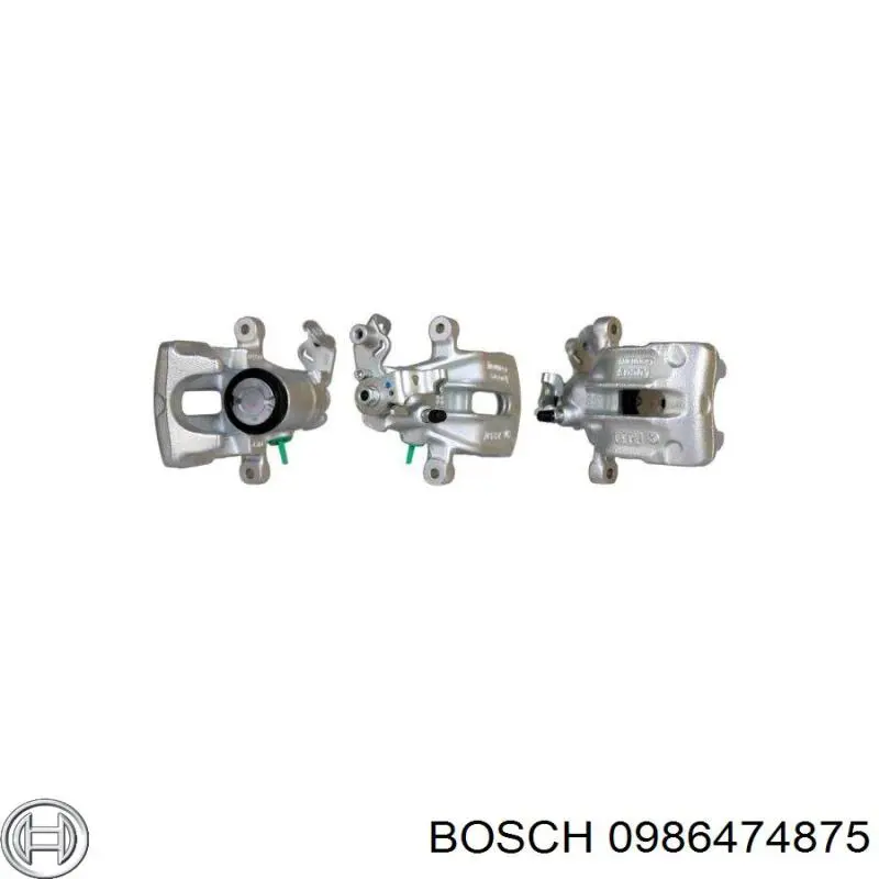 0986474875 Bosch Тормозной суппорт задний левый