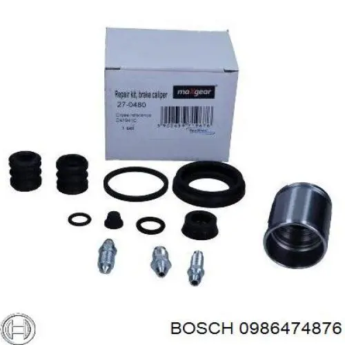 0986474876 Bosch Суппорт тормозной задний правый