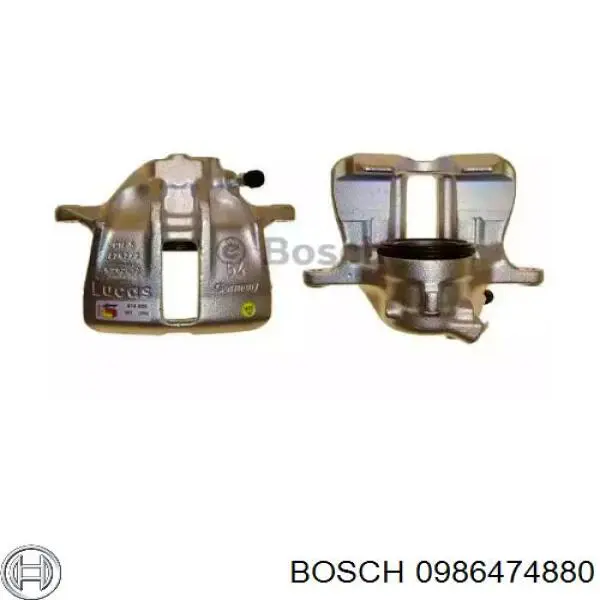 Суппорт тормозной передний левый 0986474880 Bosch