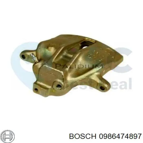 Суппорт тормозной передний левый Bosch 0986474897