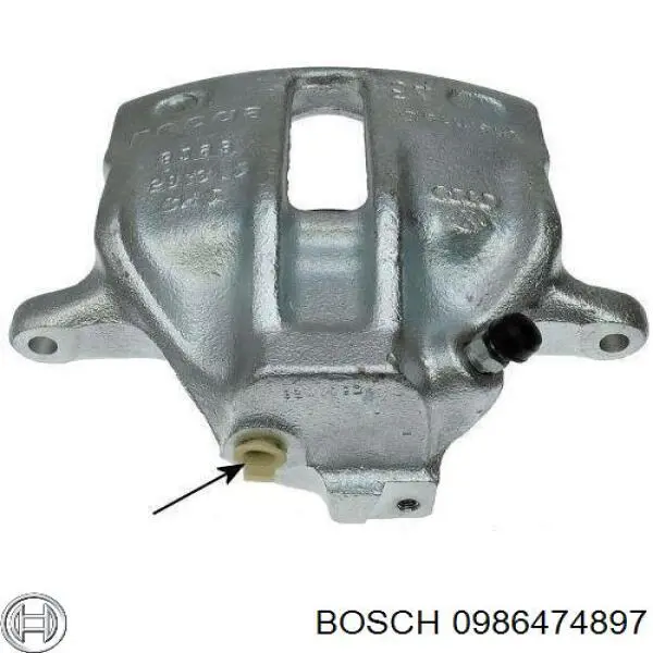 Суппорт тормозной передний левый 0986474897 Bosch