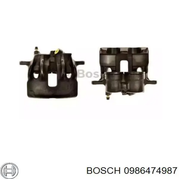 Суппорт тормозной передний правый 0986474987 Bosch