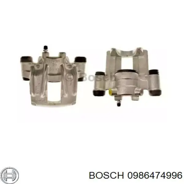 Суппорт тормозной задний правый 0986474996 Bosch