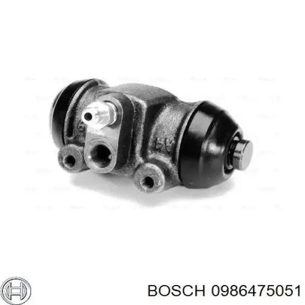 0986475051 Bosch цилиндр тормозной колесный рабочий задний