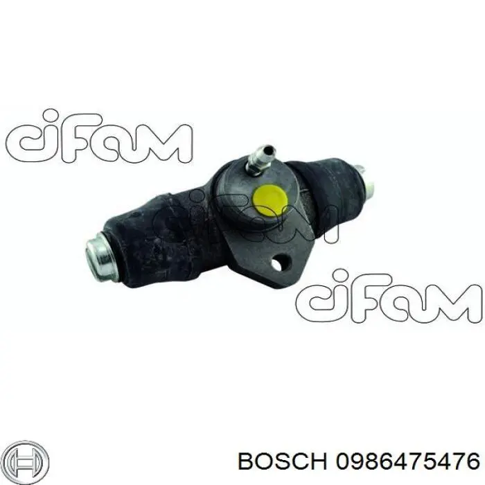 Купить 0986475476 Bosch Цилиндр тормозной колесный