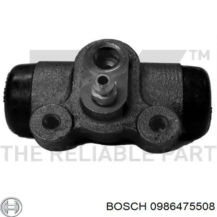 Купить 0986475508 Bosch Цилиндр тормозной колесный