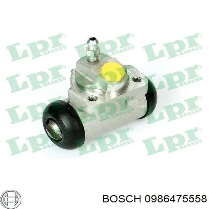 0 986 475 558 Bosch цилиндр тормозной колесный рабочий задний