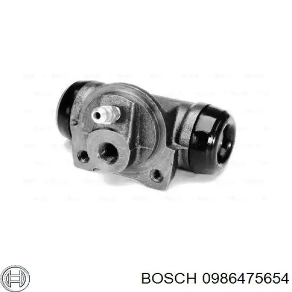 0986475654 Bosch цилиндр тормозной колесный рабочий задний