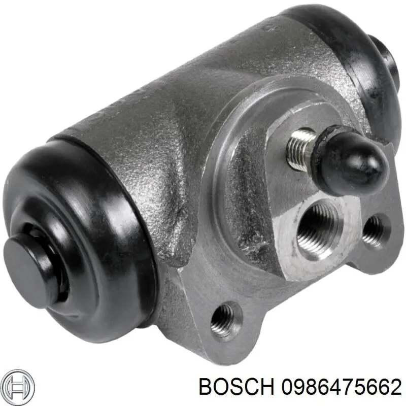 Cilindro de freno de rueda trasero 0986475662 Bosch