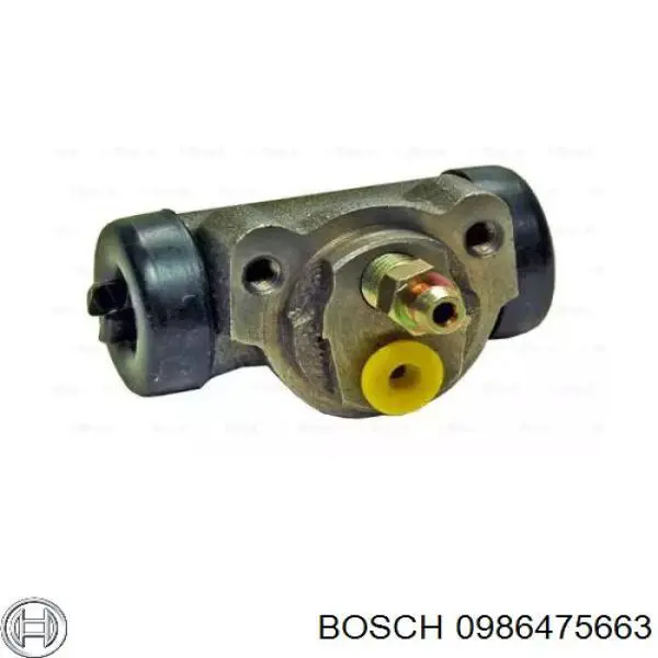 Цилиндр тормозной колесный 0986475663 Bosch