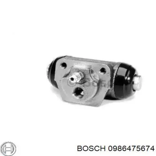 Цилиндр тормозной колесный 0986475674 Bosch